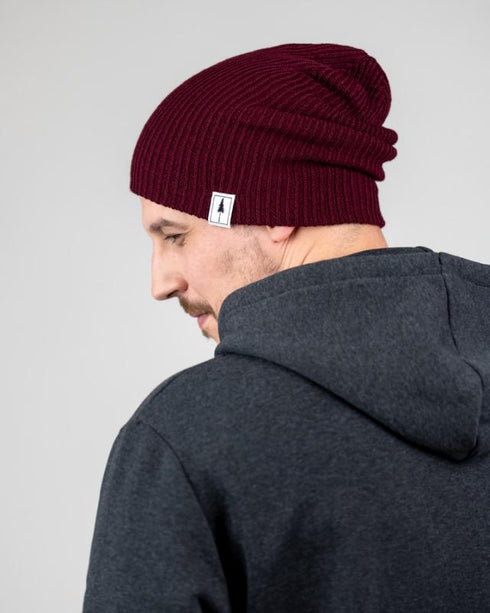 Treeanie Ribbed Bordeaux